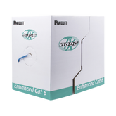 Bobina de Cable UTP 305 m. de Cobre, TX6000™ PanNet, Reelex, Azul, Categoría 6 Mejorado (23 AWG), PVC (CMR, Riser), de 4 pares